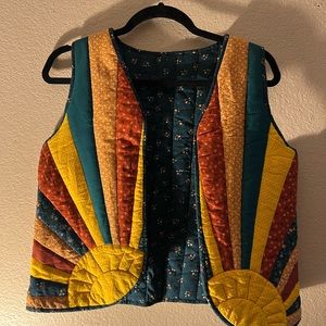 Hand sewn reversible vest